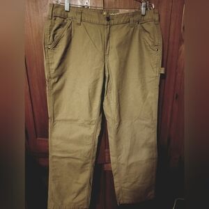 Carhartt Womens Crawford Carpenter Pant Original Fit Straight Leg Size 14 Short